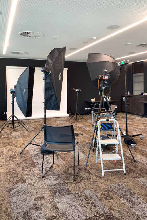 equipment on location