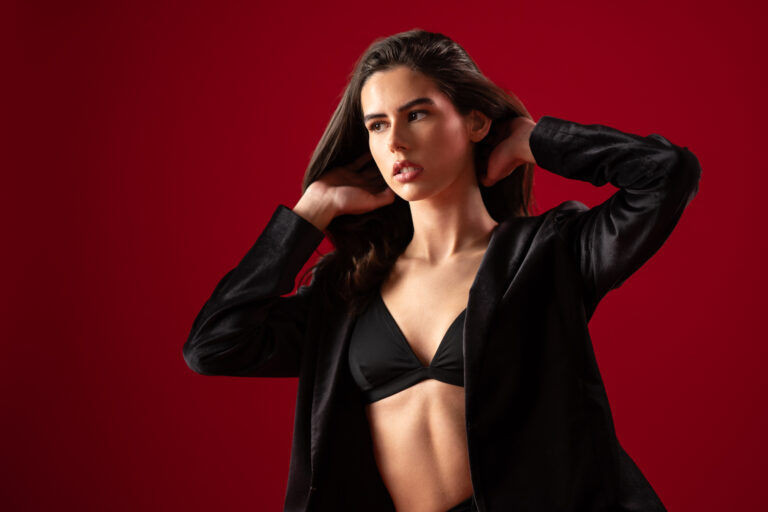 Trinity Hunt on a Scarlet Background