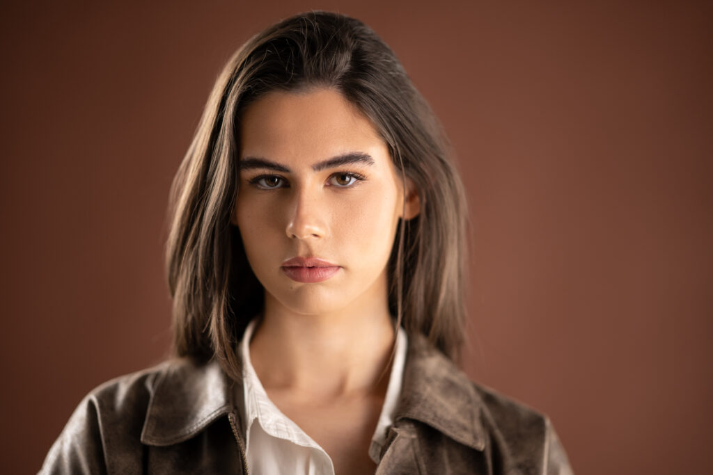 Trinity Hunt on a Chestnut Background