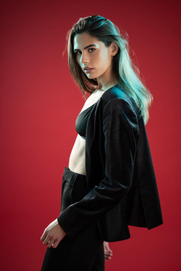 Trinity Hunt on a Scarlet Background