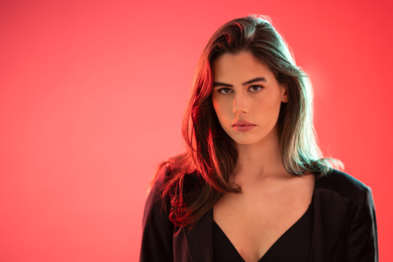 Trinity Hunt on a Scarlet Background