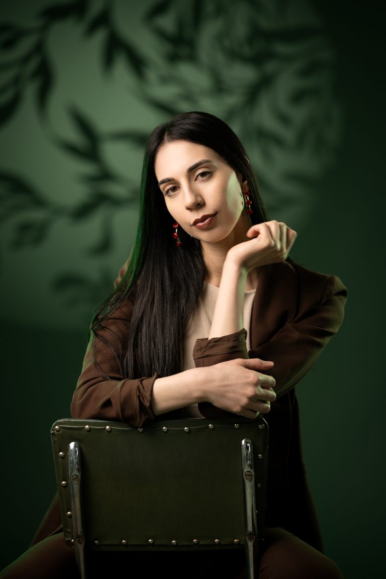 Marie Dimopoulos showcasing Cog Creative Space 'Colours of the Week'